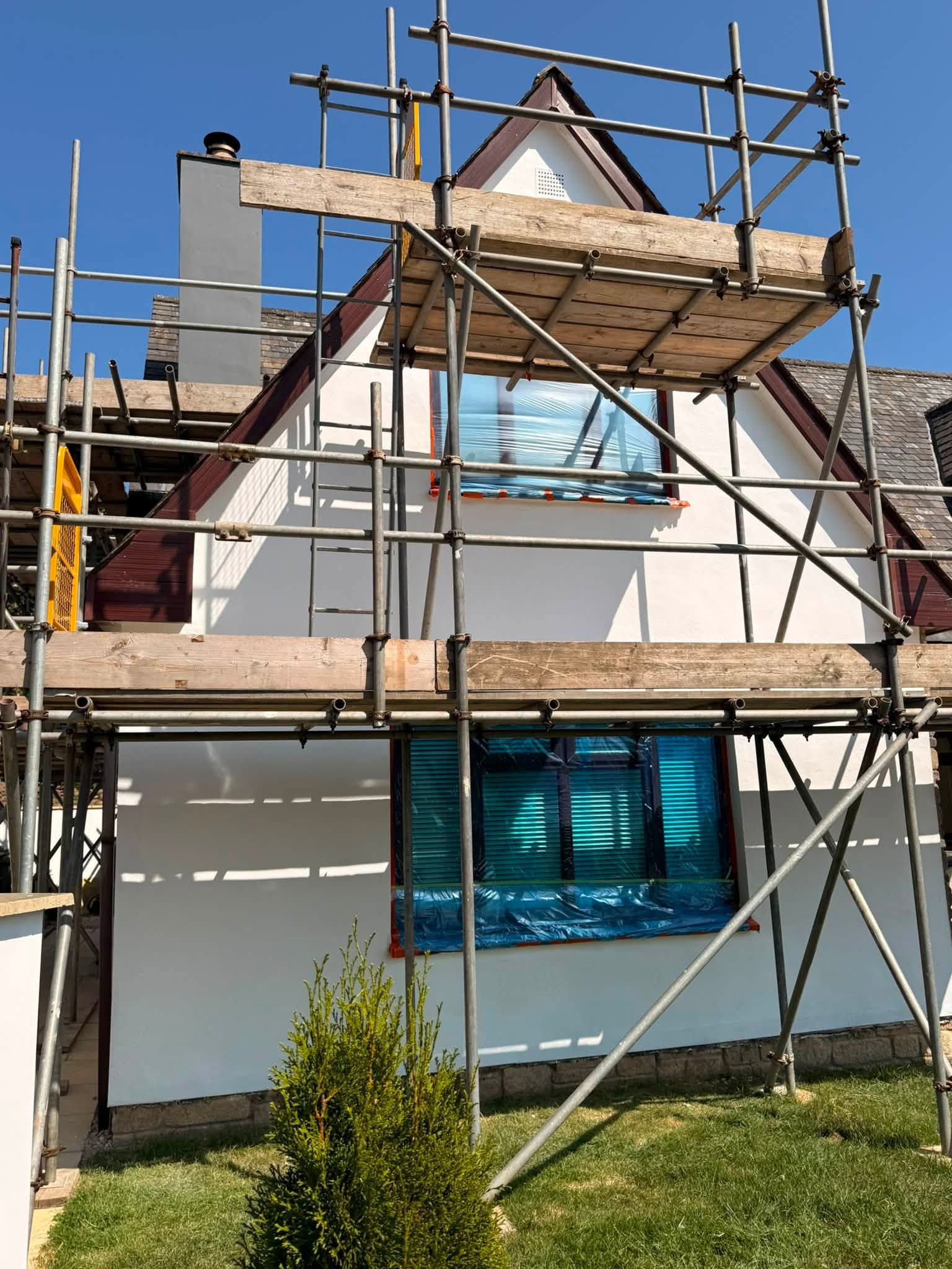 Lime rendering North Devon